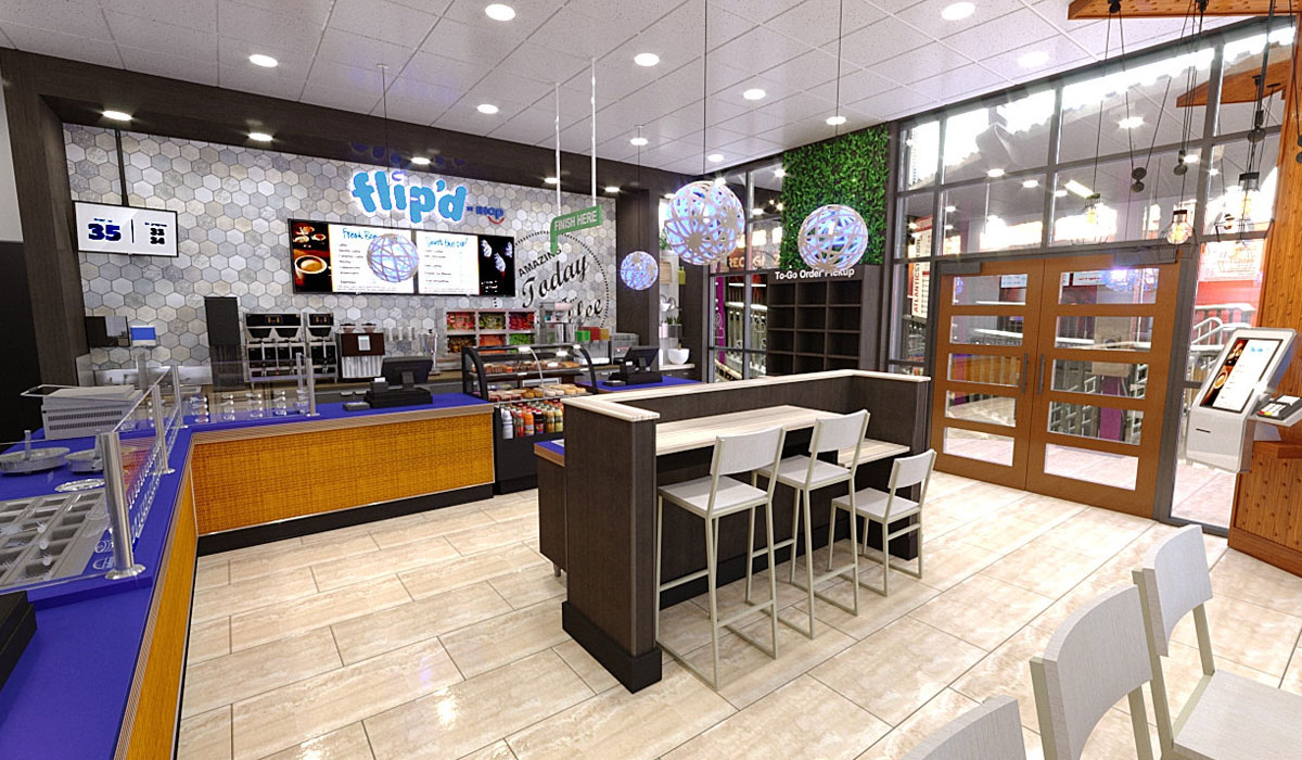 Flip’d By IHOP Interior Fast Casual Restaurant