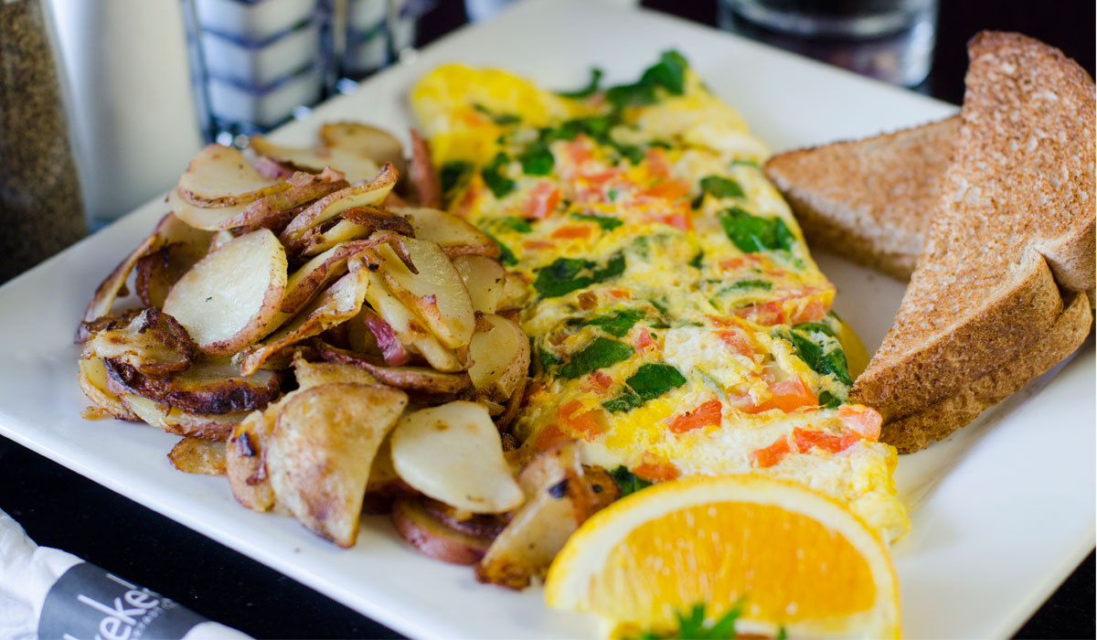 An Omelette At Keke’s Breakfast Cafe Restaurant