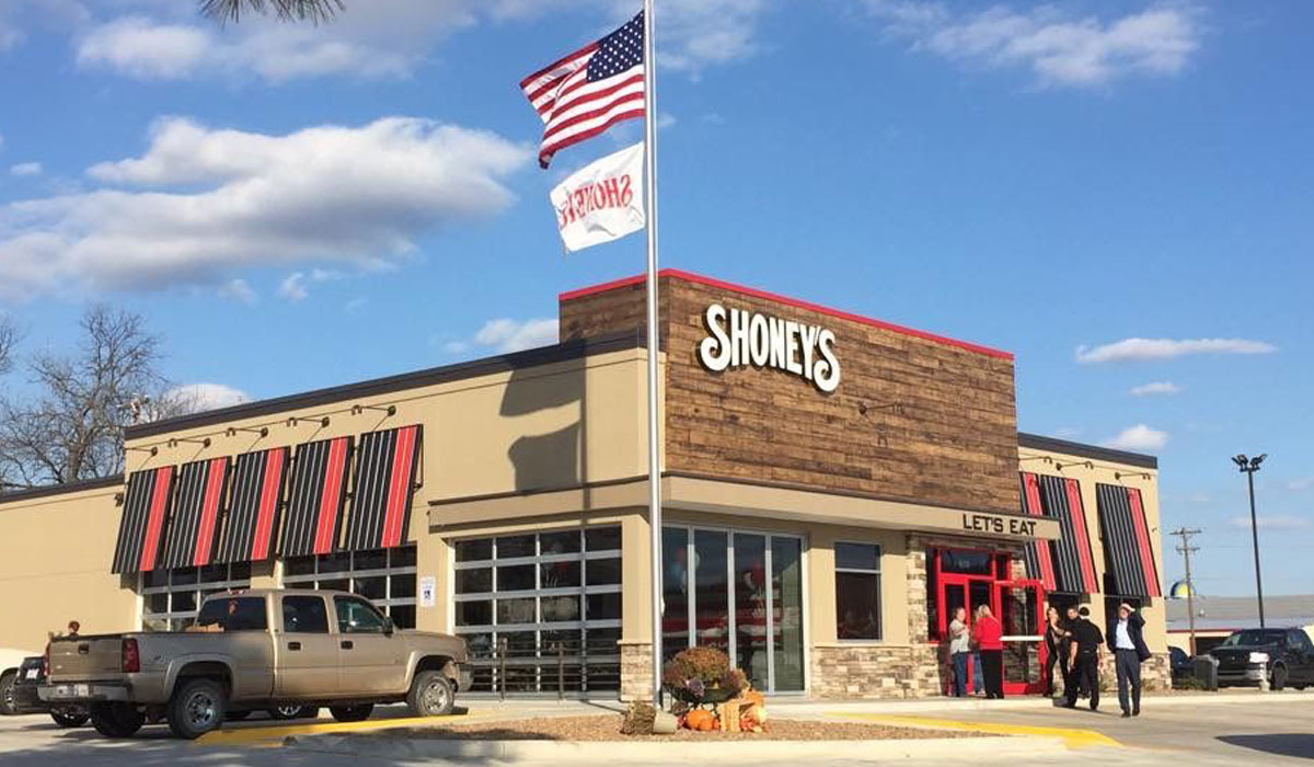 Exterior Of Shoney's