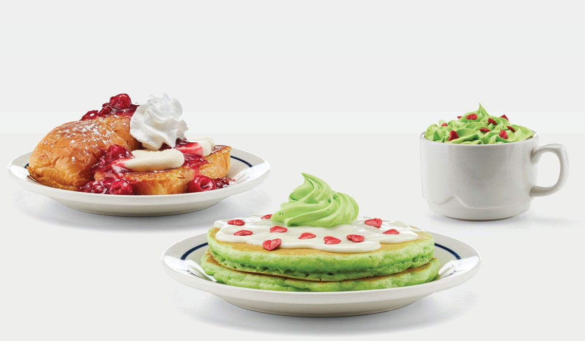 IHOP Introduces New Holiday Menu Inspired By Dr. Seuss’ The Grinch