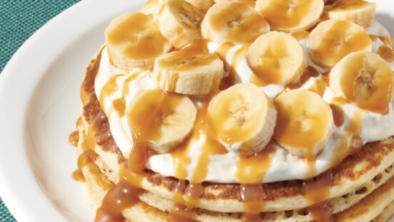 The pancakes are available from October 25 throughout the holiday season and into the new year 