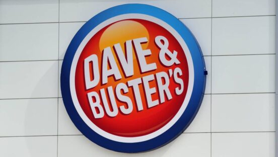 Dave & Buster's sign.