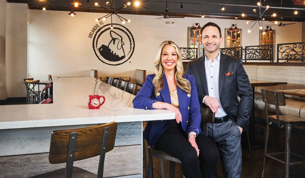 Brandy Blackwell and Paul Macaluso of Another Broken Egg Cafe.