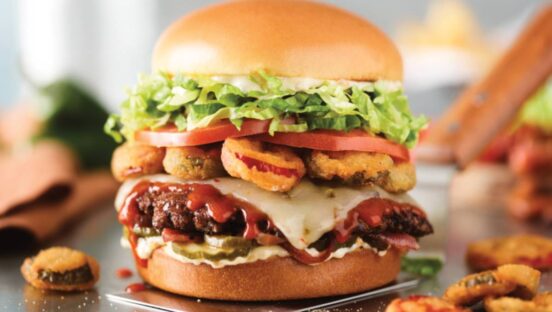 Red Robin burger.