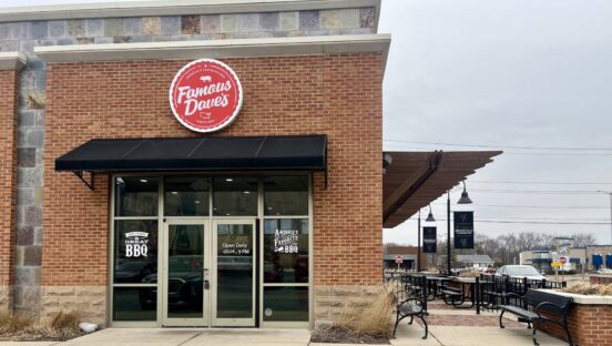 Famous Dave's new prototype exterior.