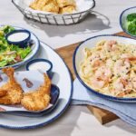 Red Lobster 3 course meal.