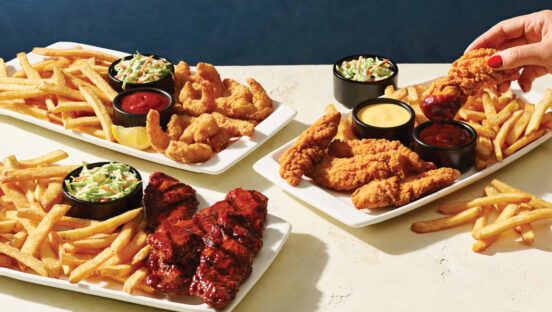 Applebee's all-you-can-eat menu.