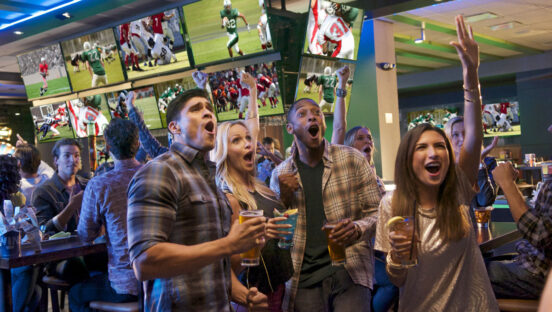 Dave & Buster's customers.