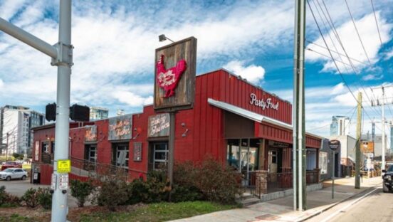 Party Fowl location seen from the outside.