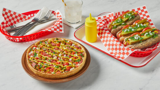 The Chicago Dog Deep Dish.