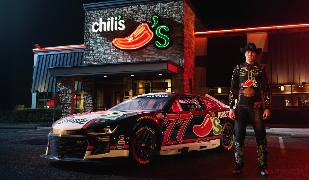 Chili's Returns to Race Track with 'Ride the 'Dente' Car Design