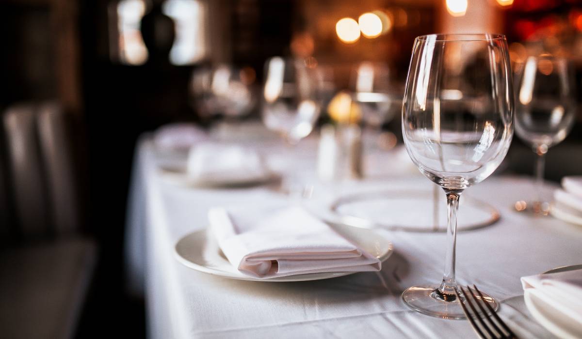 Fine dining restaurant.
