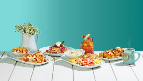 Another Broken Egg's summer menu.