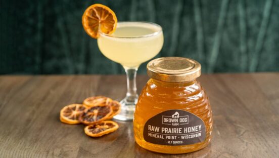 Farm Bar Cocktail with honey.