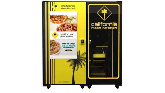 California Pizza Kitchen kiosk.
