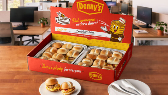 Denny's catering.