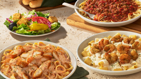 Olive Garden pasta.