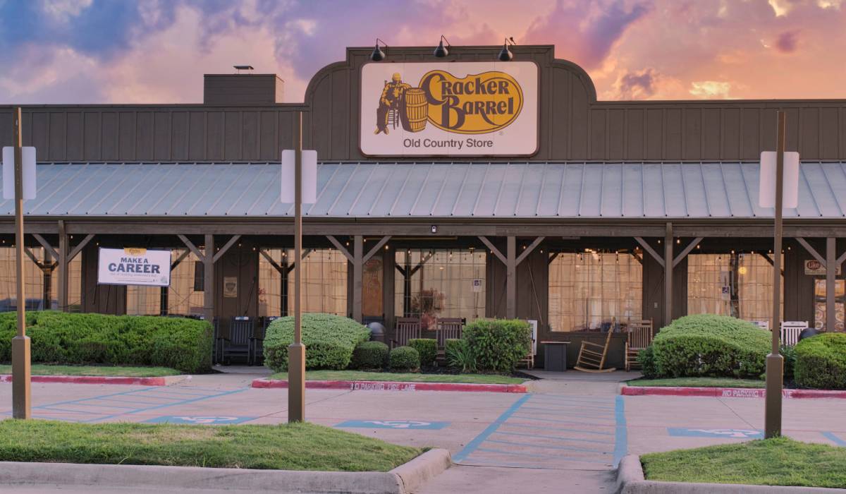 Cracker Barrel restaurant.