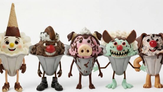 Every kids' meal now comes with a sealed Conehead Crew trading card pack.