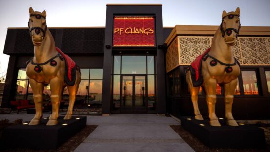 P.F. Chang's exterior of restaurant.