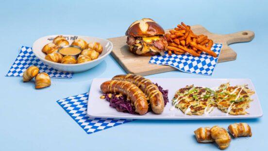 Polly's Pies Oktoberfest menu.