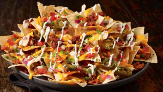 Food from TGI Fridays.