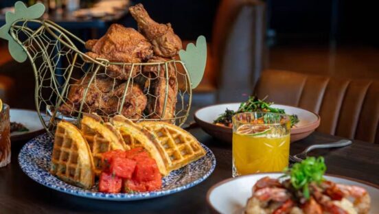 Food from Yardbird.