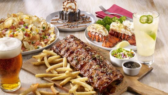 Food from TGI Fridays.