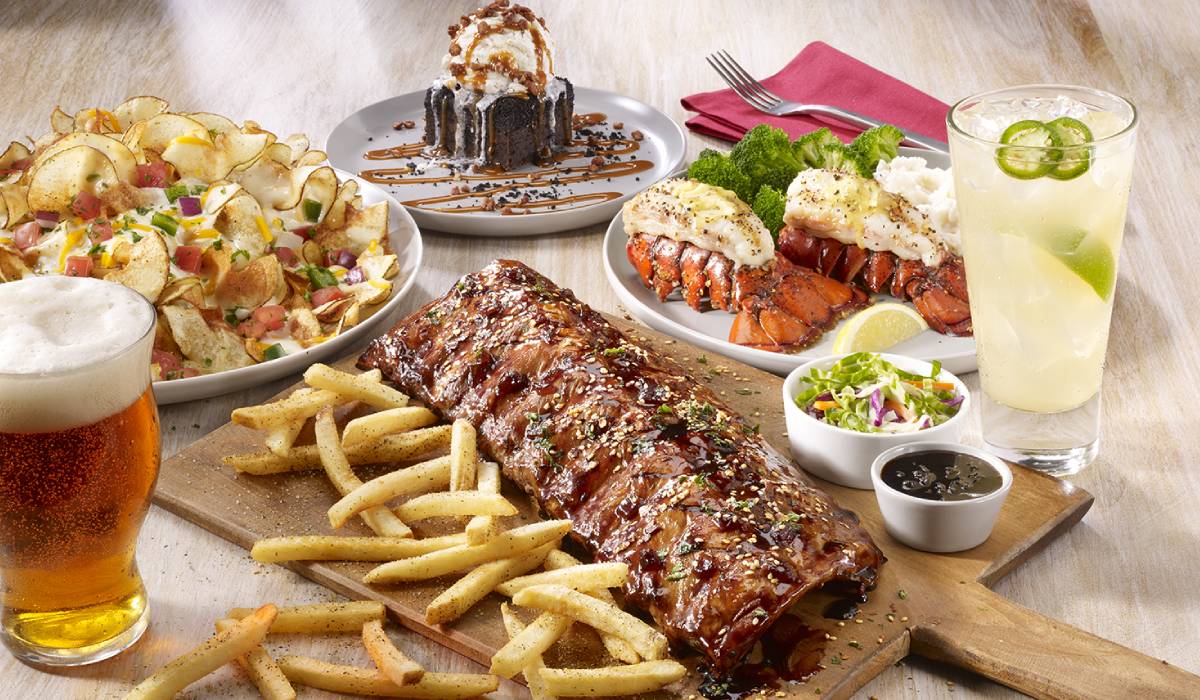 Food from TGI Fridays.