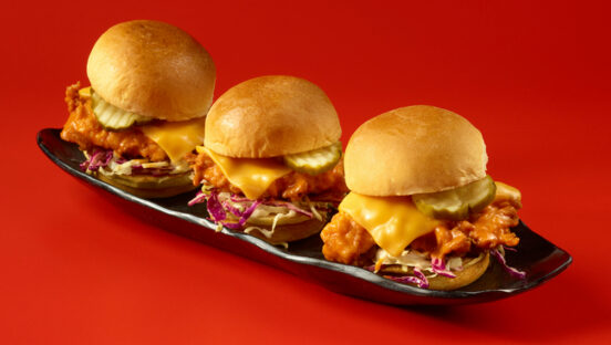 Buffalo Chicken Sliders from Topgolf.