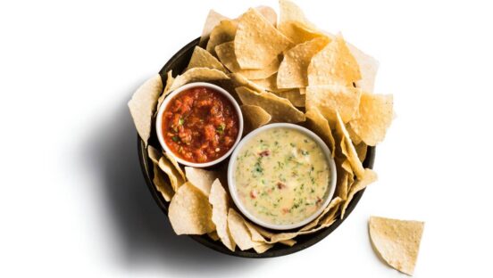 Chips and Queso from Cotton Patch Cafe.