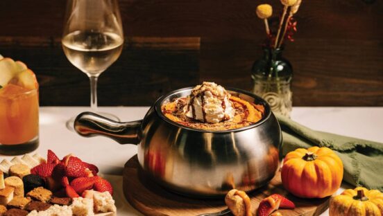 Melting Pot's Fondue into Fall menu.