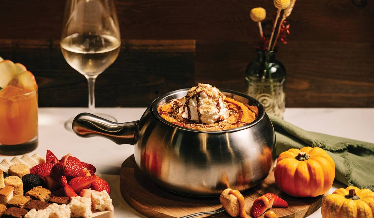 Melting Pot's Fondue into Fall menu.