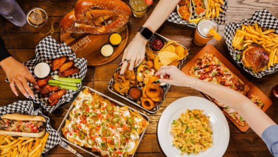 Food from Hickory Tavern.