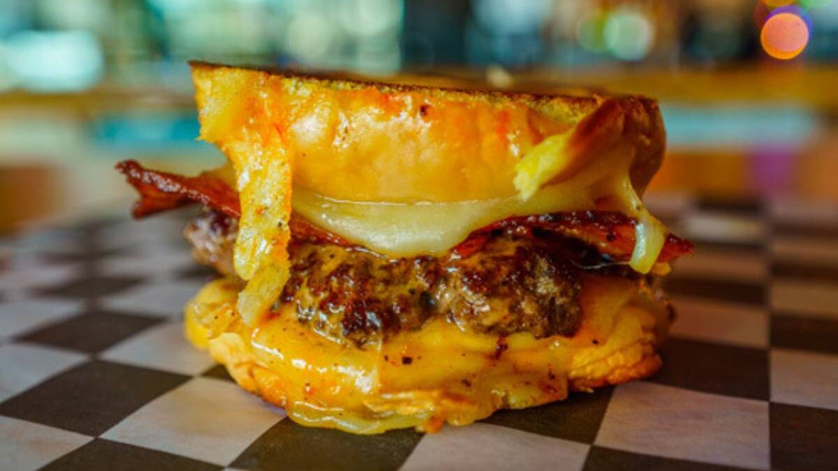 Burger from Jack Brown's Beer & Burger Joint.