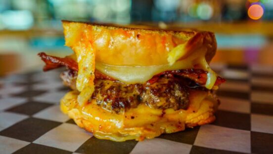 Burger from Jack Brown's Beer & Burger Joint.