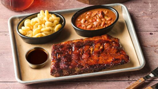 Barbecue plate from Lucille's.