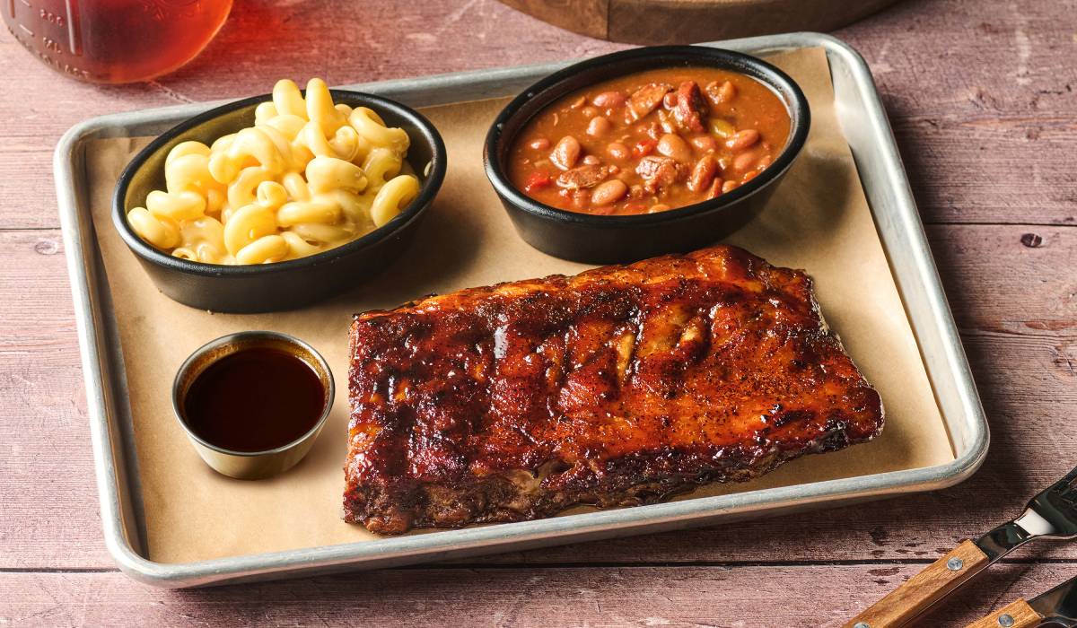 Barbecue plate from Lucille's.