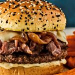 Red Robin's Prime Rib Stack Burger.