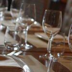 Restaurant dining room.
