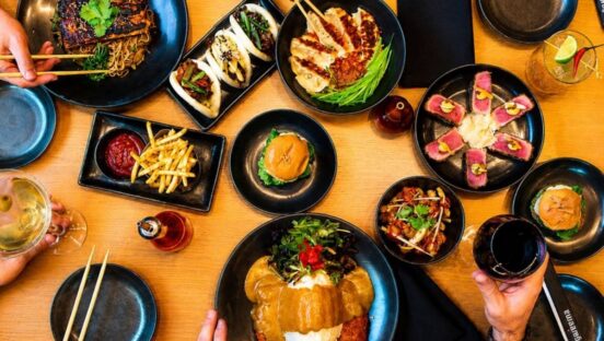Food from Wagamama.