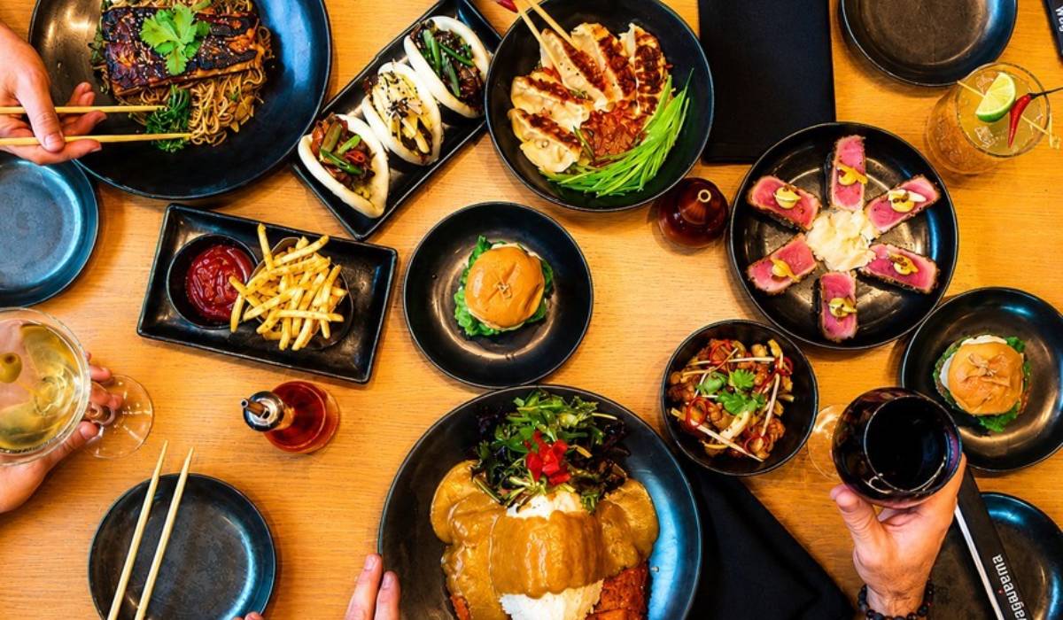 Food from Wagamama.